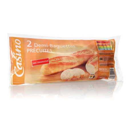 Demi-Baguettes précuites x2 - 300g