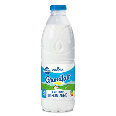 Lait Frais demi-écrémé Grandlait - 1L