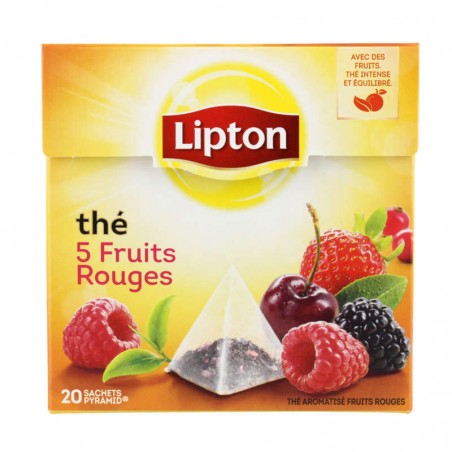 Thé 5 fruits rouges 20 sachets - 34g