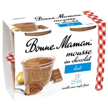 Mousse Chocolat Lait - 4x50g