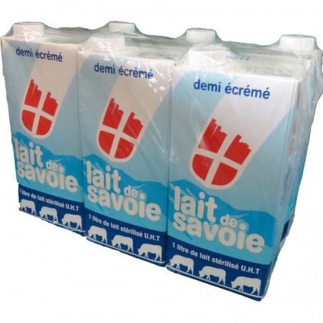 Lait de Savoie demi-écrémé - 6x1L