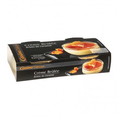 Crème brûlée Eclats de caramel - 2x100g