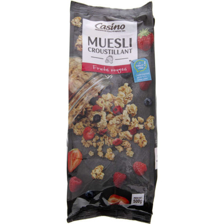 Muesli croustillant fruits rouges - 500g