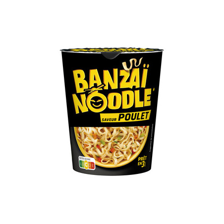 Banzaï noodle saveur poulet - 67g