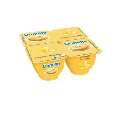 Crème dessert saveur Vanille - 4x125g