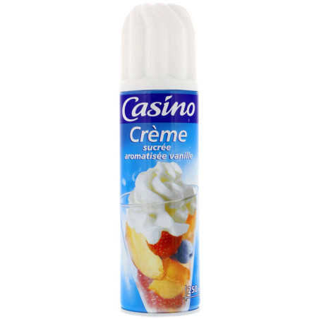 Crème sucrée entière Vanille 27%Mg - 250g