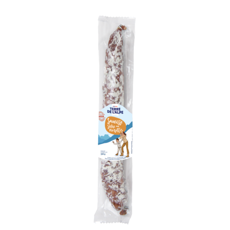 Saucisse sèche droite de Savoie aux Noisettes - 200g