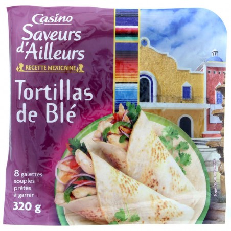 Tortillas de blé x8 - 320g