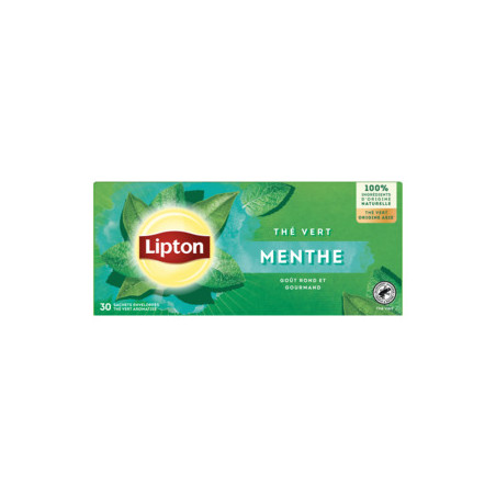 Thé vert Aromatisé à la menthe 30 sachets - 48g