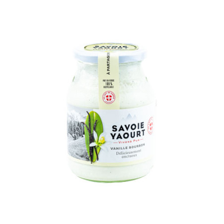 Yaourt brassé sucré vanille pot verre - 500g