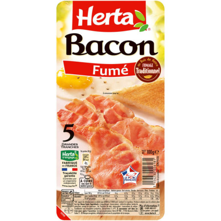 Bacon Déjeuner Fumé - 100g