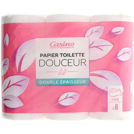 papier toilette 2 plis blanc