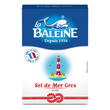 Gros sel de mer iodé - 1Kg