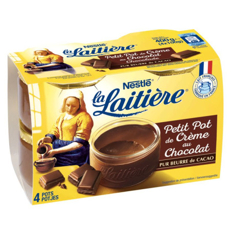 Petit pot de crème Chocolat - 4x100g