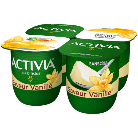 Activia Saveur Vanille - 4x125g