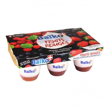 Yaourt aux fruits rouges - 6x125g