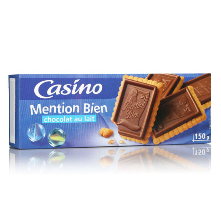 Biscuits Mention Bien Chocolat au lait