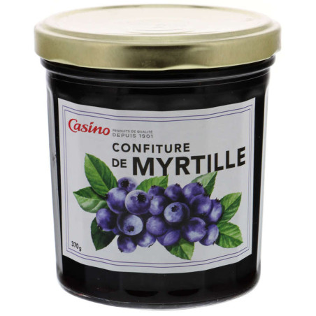 Confiture de myrtilles - 370g