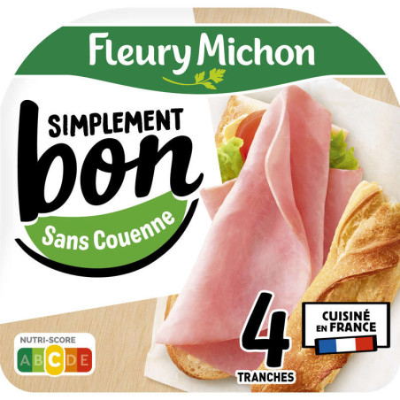 Jambon simplement bon 4 tranches - 160g