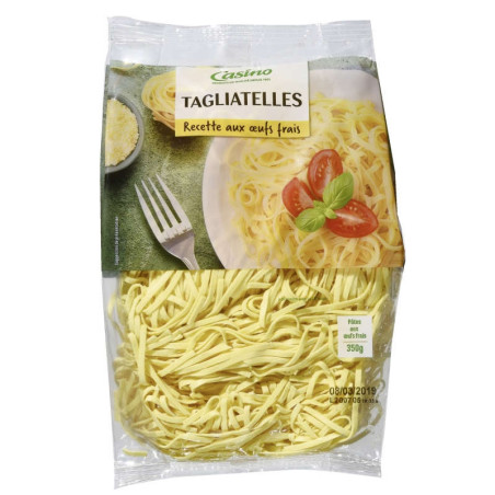 Tagliatelles aux œufs