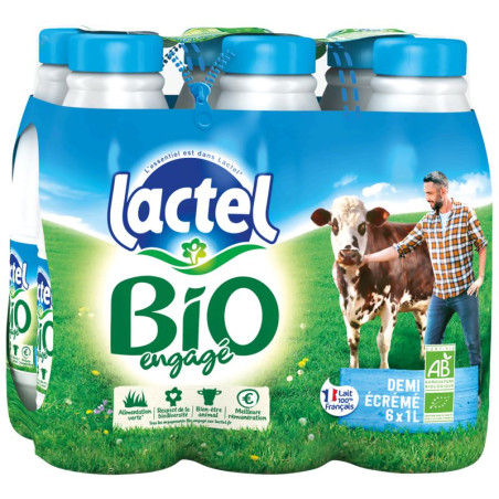 Lait Demi-écrémé Bio