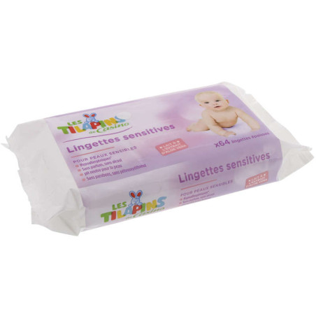 Lingettes bébé sensitive Tilapins