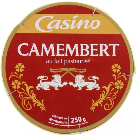 Camembert au lait pasteurisé