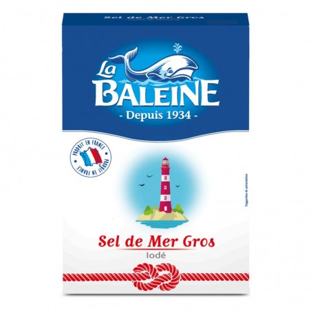 Gros sel de mer iodé - 1Kg