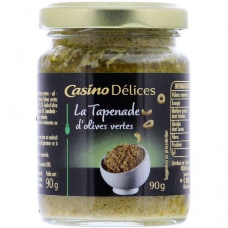 Tapenade d'olives vertes - 90g