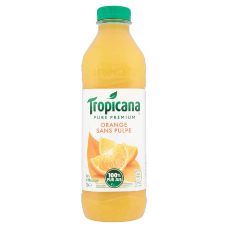 Jus d'orange sans pulpe