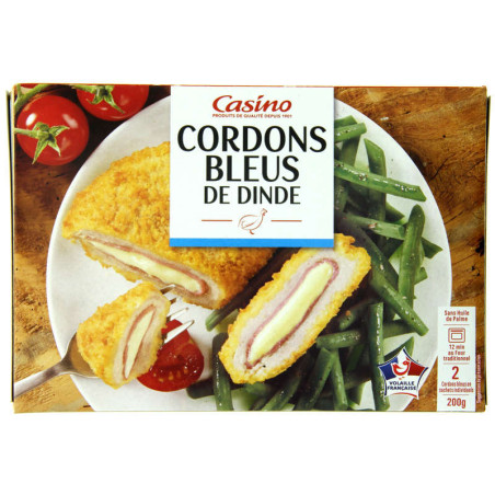 Cordons bleus de dinde x2 - 200g