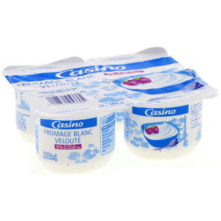 Fromage blanc velouté 3%Mg - 4x100g