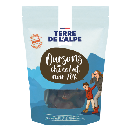 Ourson Guimauve au Chocolat Noir - 150g