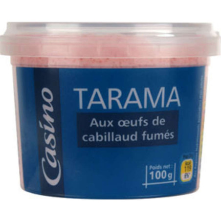 Tarama aux oeufs de cabillaud fumés - 100g