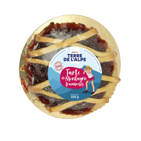 Tarte de montgne aux Framboises - 250g