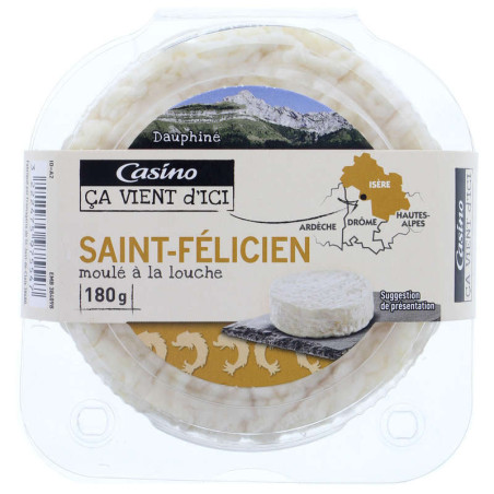 Saint-Félicien moulé à la louche - 180g