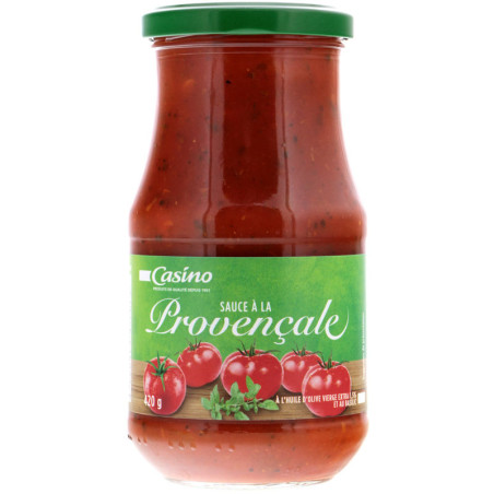 Sauce Provençale à l'huile d'olive vierge extra 1,5% et au basilic