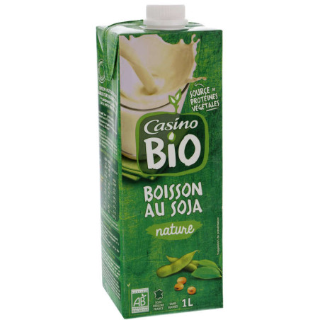 Boisson au soja nature