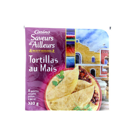 Tortillas de blé et maïs - 320g