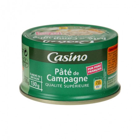 Pâté de campagne qualité supérieure Pur Porc Français