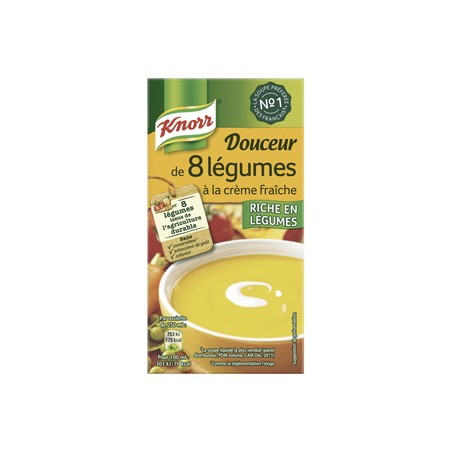 Soupe douceur 8 légumes - 0.5L