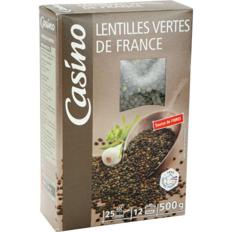 Lentilles vertes de France