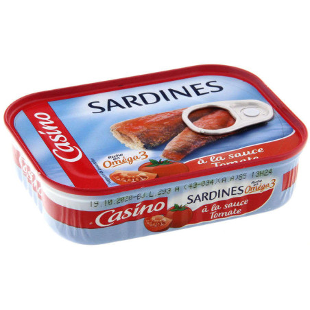 Sardines à la sauce tomate