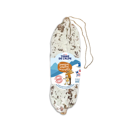 Saucisson sec artisanal de Savoie Noisettes