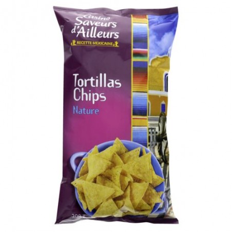 Tortilla chips nature recette Mexicaine