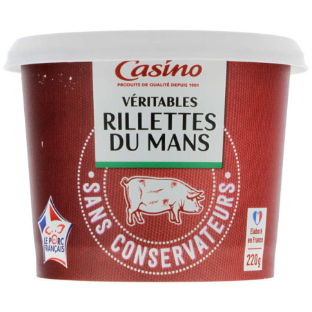 Rillettes du Mans sans conservateurs