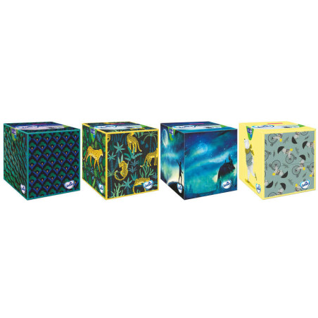 Mouchoirs boite cube - x48