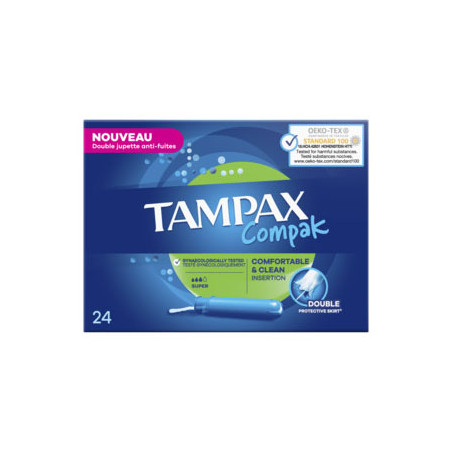 Tampons compak applicateur Super - x24