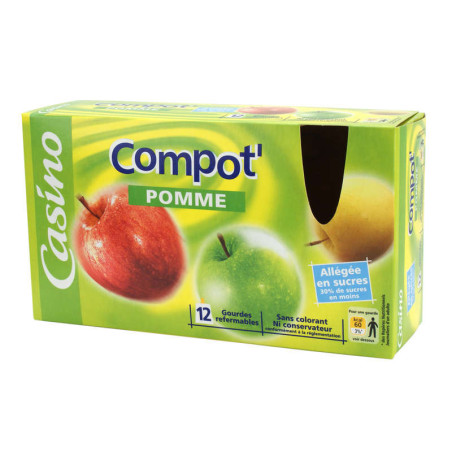 Compot' Pomme allégée en sucres