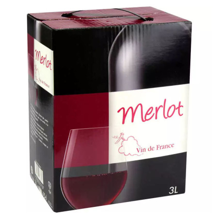 Merlot rouge Oc IGP Bag